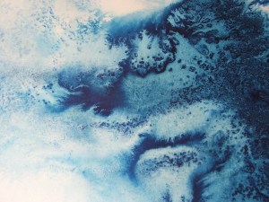 Prussian Blue on Artistico Paper