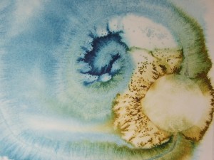 Rives BFK Stain with String and circle pattern.